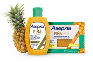 Asepxia Piña: Innovador jabón facial en polvo